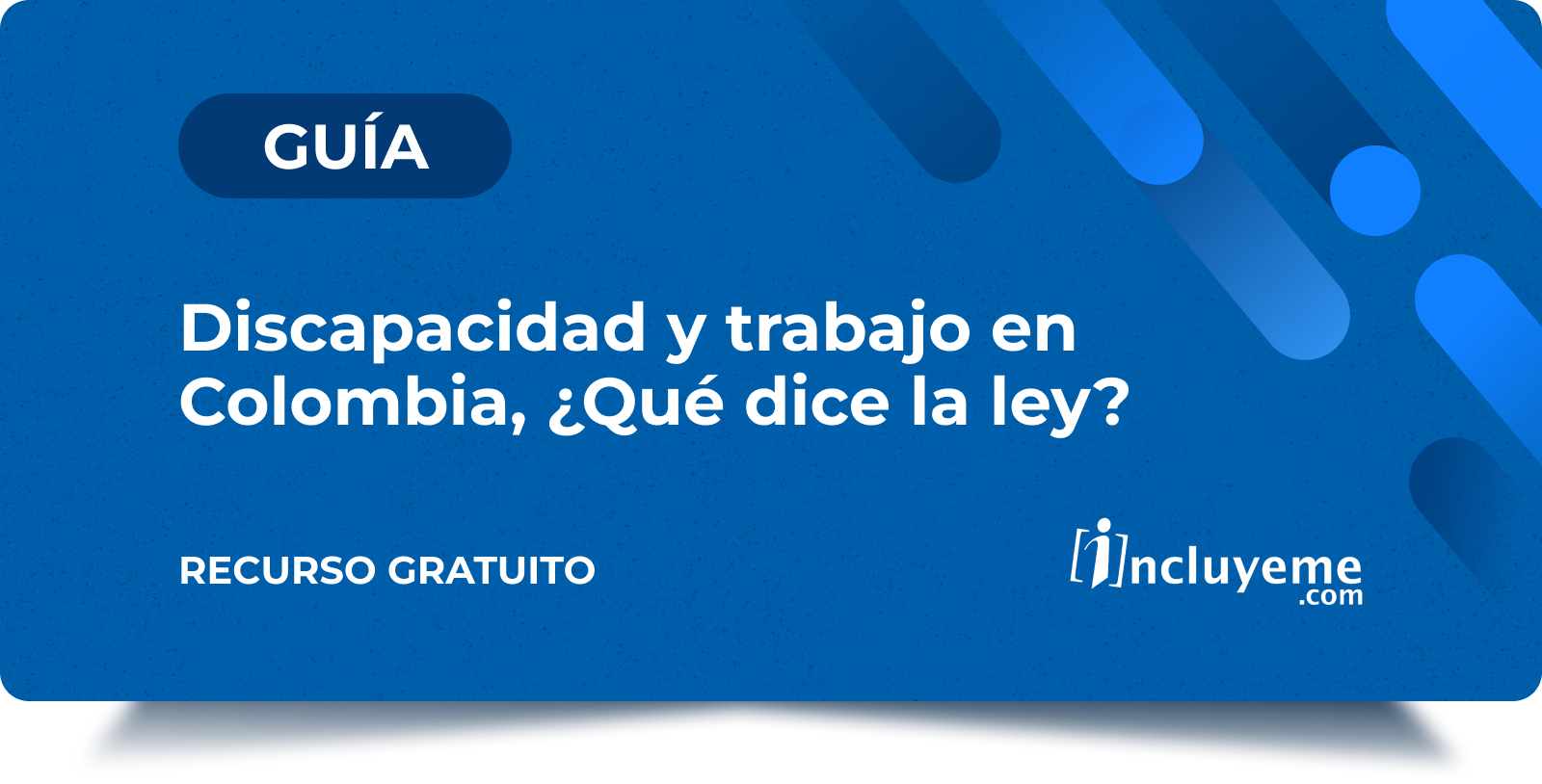 Guia - Discapacidad y trabajo en Colombia, ¿Qué dice la ley_