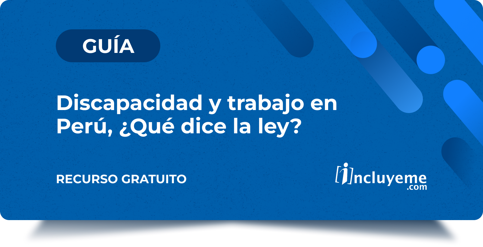 Guia - Discapacidad y trabajo en Perú, ¿Qué dice la ley_
