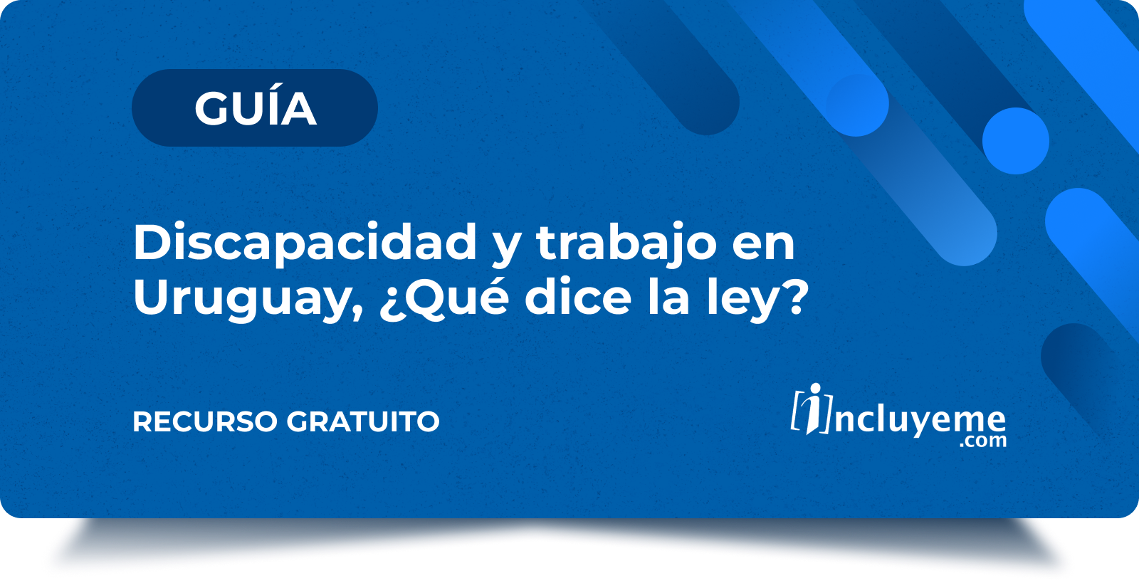 Guia - Discapacidad y trabajo en Uruguay, ¿Qué dice la ley_